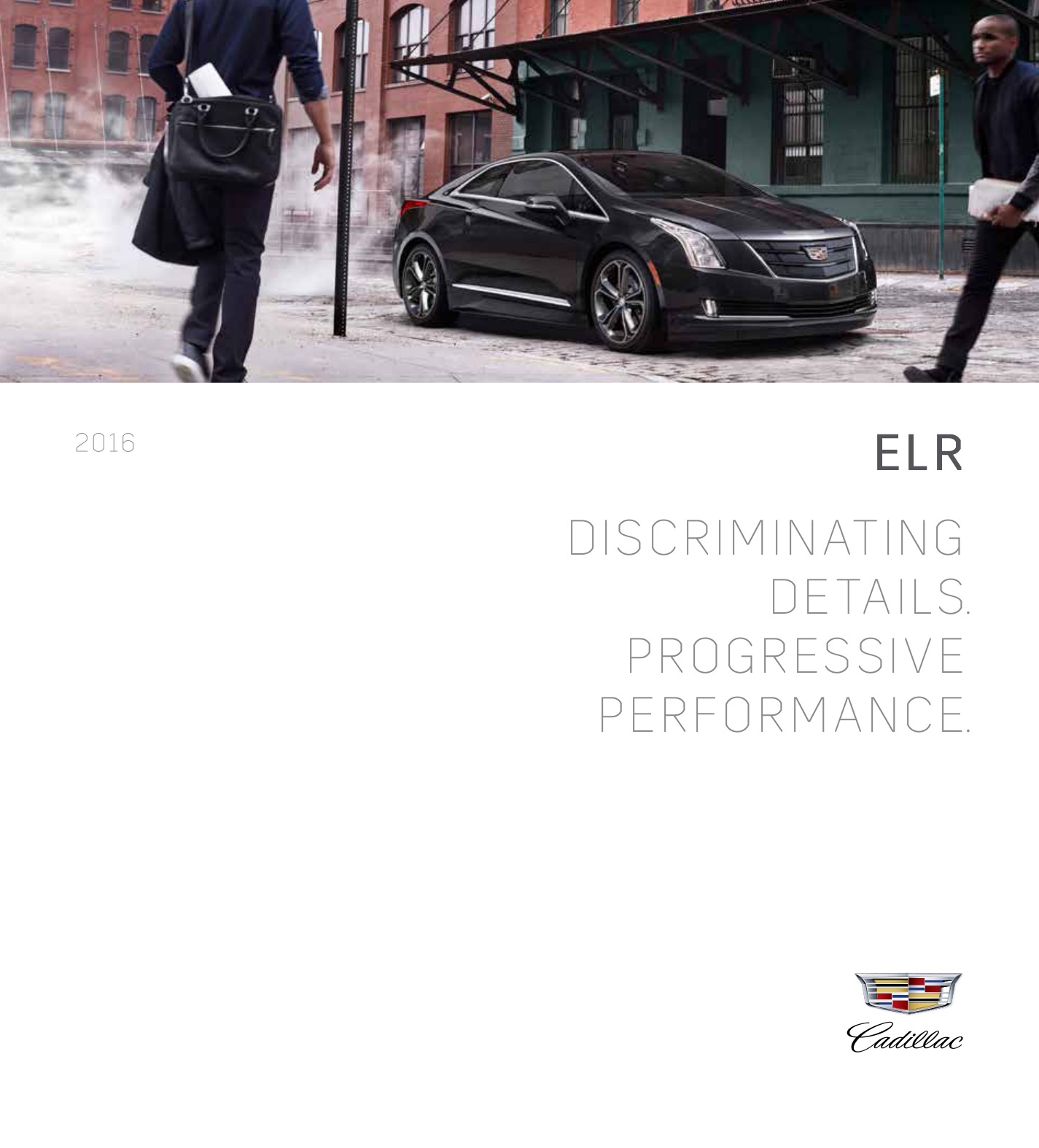 2016 Cadillac ELR Brochure